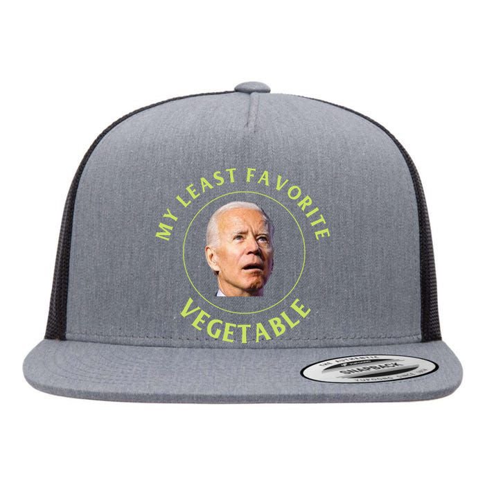 Funny Conservative Anti Biden Flat Bill Trucker Hat