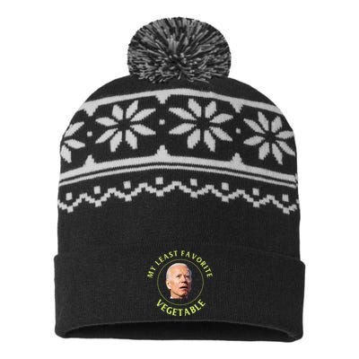 Funny Conservative Anti Biden USA-Made Snowflake Beanie