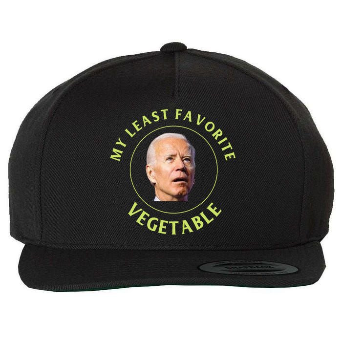 Funny Conservative Anti Biden Wool Snapback Cap