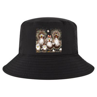 Funny Chicken Art Eagerlys Colorful Cool Comfort Performance Bucket Hat