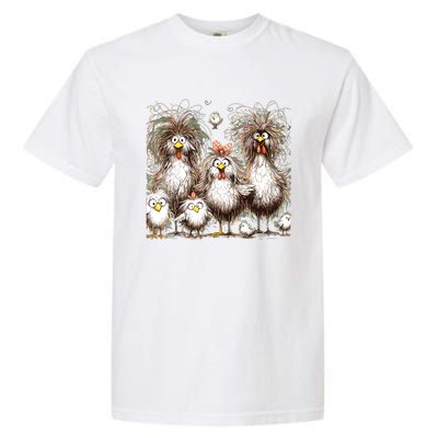 Funny Chicken Art Eagerlys Colorful Garment-Dyed Heavyweight T-Shirt