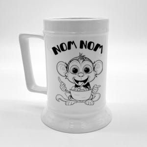 Funny Cartoon Animal Gift Funny Quote Yummy Monkey Gift Beer Stein