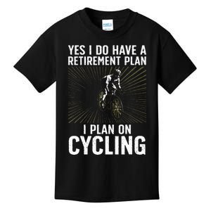 Funny Cycling Art For Men Women Bicyclist Bike Racing Biker Kids T-Shirt