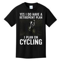 Funny Cycling Art For Men Women Bicyclist Bike Racing Biker Kids T-Shirt