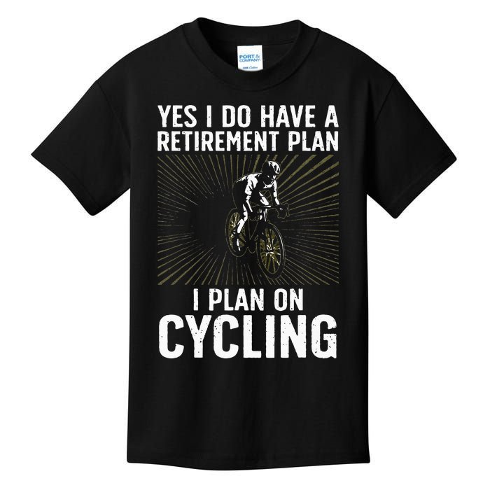 Funny Cycling Art For Men Women Bicyclist Bike Racing Biker Kids T-Shirt