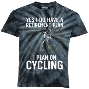 Funny Cycling Art For Men Women Bicyclist Bike Racing Biker Kids Tie-Dye T-Shirt