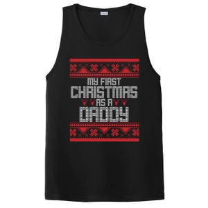 First Christmas As A Daddy Fatherhood Holiday Gift PosiCharge Competitor Tank