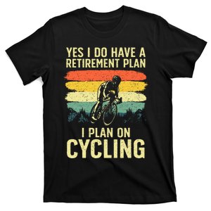 Funny Cycling Art For Men Women Bicyclist Bike Racing Biker T-Shirt