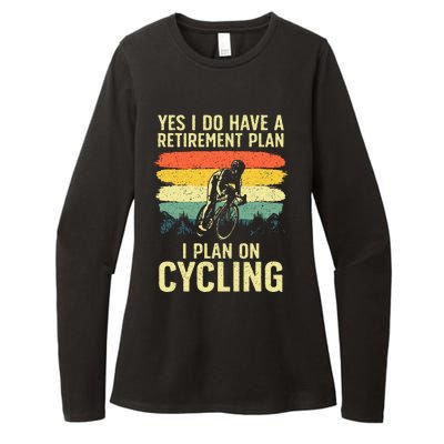 Funny Cycling Art For Men Women Bicyclist Bike Racing Biker Womens CVC Long Sleeve Shirt