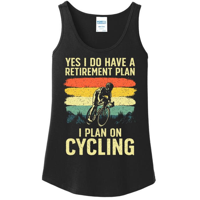 Funny Cycling Art For Men Women Bicyclist Bike Racing Biker Ladies Essential Tank