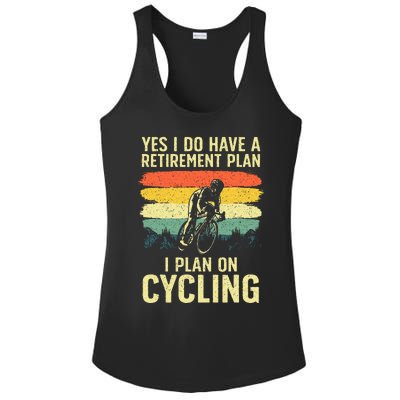 Funny Cycling Art For Men Women Bicyclist Bike Racing Biker Ladies PosiCharge Competitor Racerback Tank