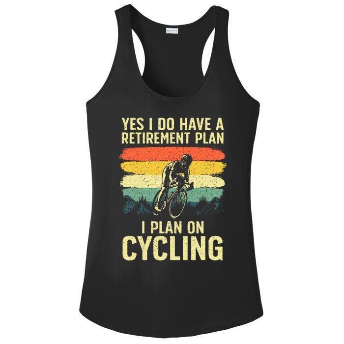 Funny Cycling Art For Men Women Bicyclist Bike Racing Biker Ladies PosiCharge Competitor Racerback Tank