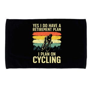 Funny Cycling Art For Men Women Bicyclist Bike Racing Biker Microfiber Hand Towel