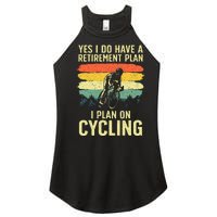 Funny Cycling Art For Men Women Bicyclist Bike Racing Biker Women's Perfect Tri Rocker Tank