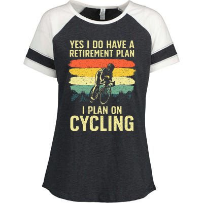 Funny Cycling Art For Men Women Bicyclist Bike Racing Biker Enza Ladies Jersey Colorblock Tee