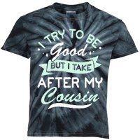 Funny Cousin Apparel For Kids And Adults Cousin To Be Kids Tie-Dye T-Shirt