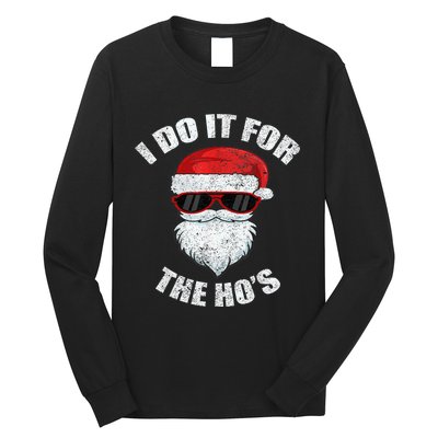 Funny Christmas Adult Naughty Dirty Pajama, Ho Pj,  Wo Long Sleeve Shirt