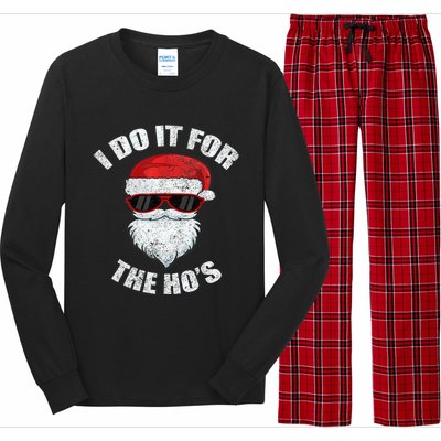 Funny Christmas Adult Naughty Dirty Pajama, Ho Pj,  Wo Long Sleeve Pajama Set