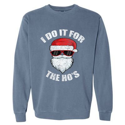 Funny Christmas Adult Naughty Dirty Pajama, Ho Pj,  Wo Garment-Dyed Sweatshirt