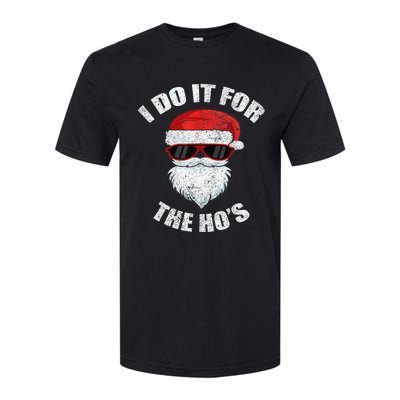 Funny Christmas Adult Naughty Dirty Pajama, Ho Pj,  Wo Softstyle CVC T-Shirt