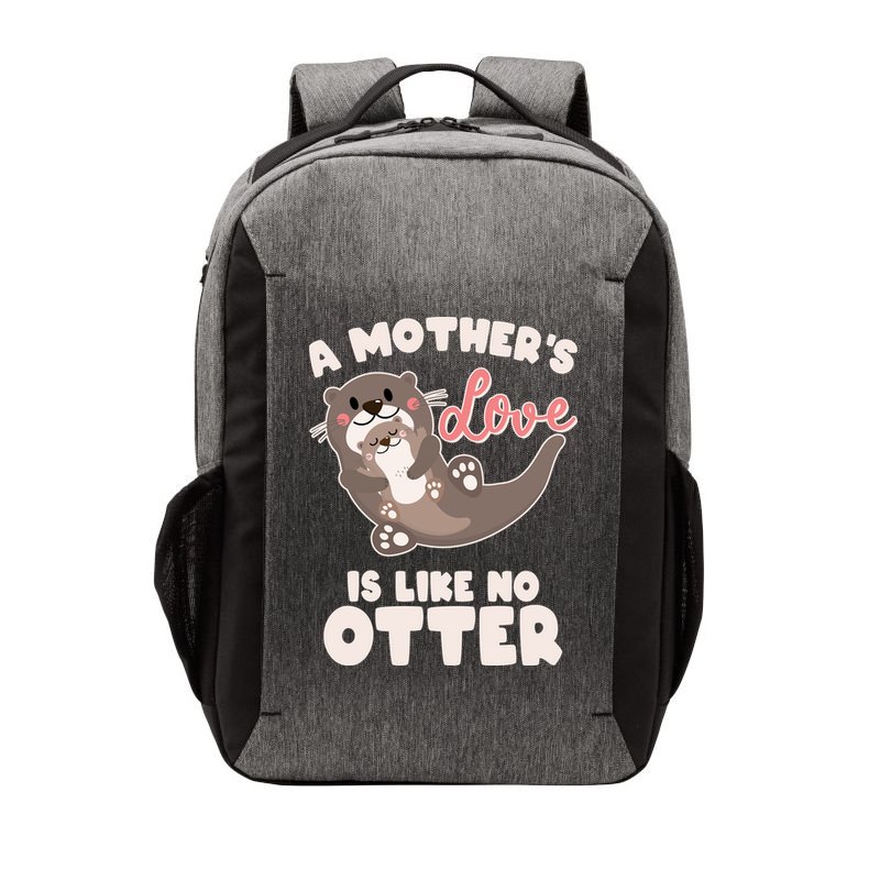 Funny Cute A Mother's Love Is Like No Otter Mama Otter And Baby Vector Backpack