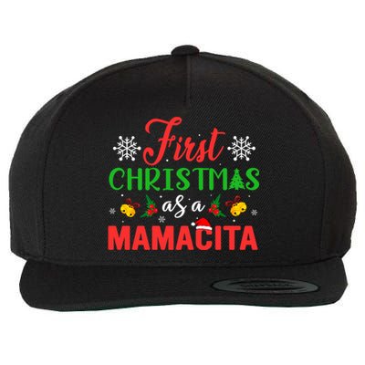 First Christmas As A Mamacita Group Matching Mamacita Xmas Gift Wool Snapback Cap