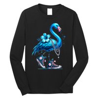 Flamingo Chucks And Pearls Comma La Kamala 2024 Long Sleeve Shirt