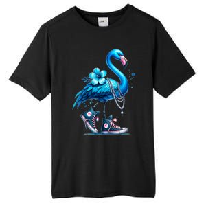 Flamingo Chucks And Pearls Comma La Kamala 2024 Tall Fusion ChromaSoft Performance T-Shirt