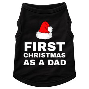 First Christmas As A Dad Funny New Dad Xmas Holiday Father Doggie Tank