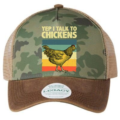 Funny Chicken Art Poultry Chicken Farmer Legacy Tie Dye Trucker Hat
