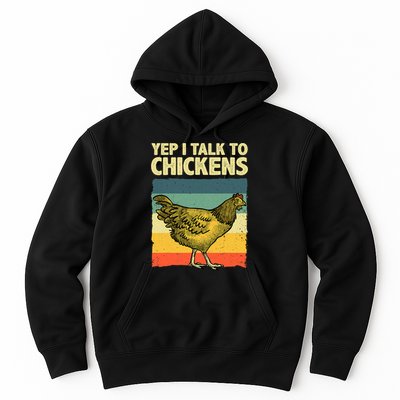 Funny Chicken Art Poultry Chicken Farmer Hoodie
