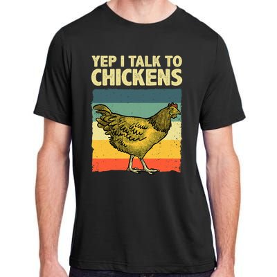 Funny Chicken Art Poultry Chicken Farmer Adult ChromaSoft Performance T-Shirt