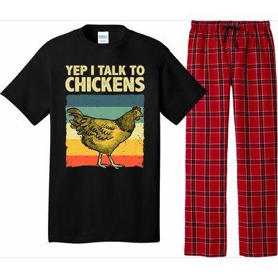 Funny Chicken Art Poultry Chicken Farmer Pajama Set