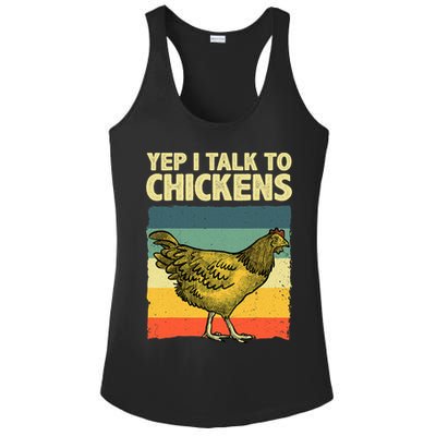 Funny Chicken Art Poultry Chicken Farmer Ladies PosiCharge Competitor Racerback Tank