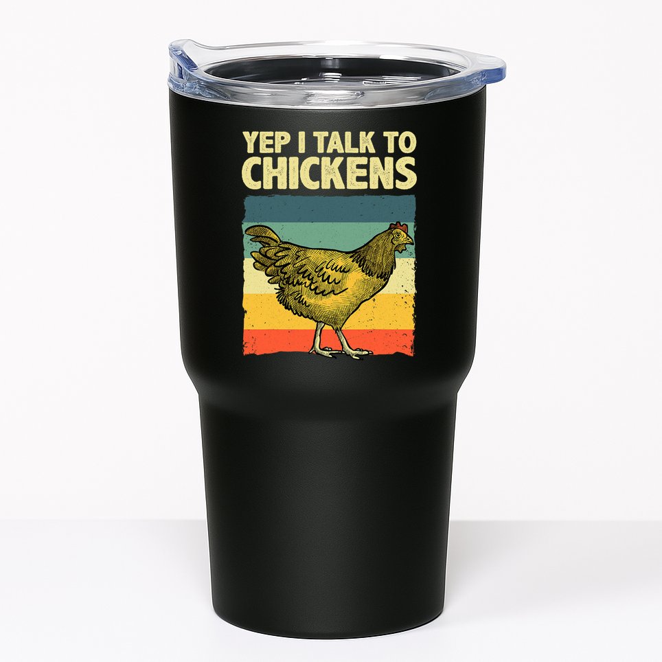 Funny Chicken Art Poultry Chicken Farmer Tumbler