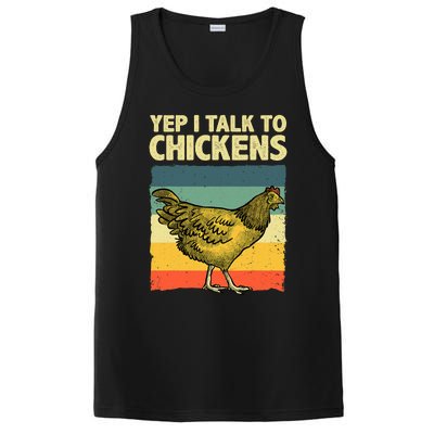 Funny Chicken Art Poultry Chicken Farmer PosiCharge Competitor Tank