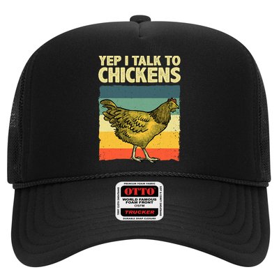 Funny Chicken Art Poultry Chicken Farmer Trucker Hat