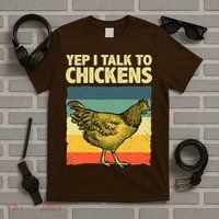 Funny Chicken Art Poultry Chicken Farmer T-Shirt