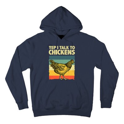 Funny Chicken Art Poultry Chicken Farmer Hoodie