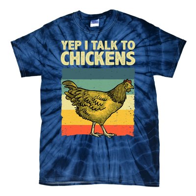 Funny Chicken Art Poultry Chicken Farmer Tie-Dye T-Shirt