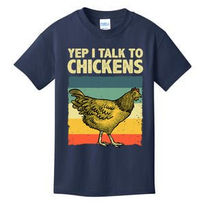 Funny Chicken Art Poultry Chicken Farmer Kids T-Shirt