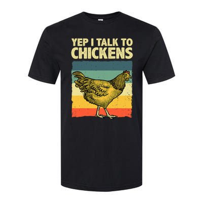 Funny Chicken Art Poultry Chicken Farmer Softstyle CVC T-Shirt