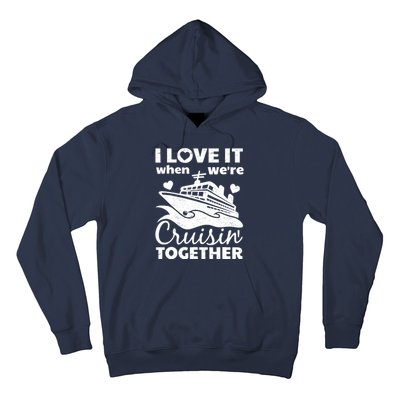 Funny Cruising Art Couples Cruise Ship Lovers Hoodie