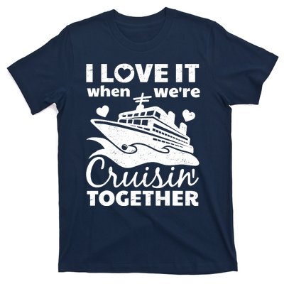 Funny Cruising Art Couples Cruise Ship Lovers T-Shirt