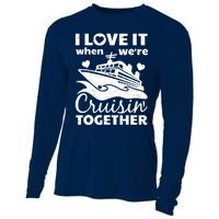 Funny Cruising Art Couples Cruise Ship Lovers Cooling Performance Long Sleeve Crew