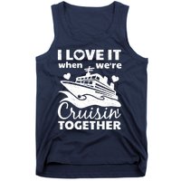 Funny Cruising Art Couples Cruise Ship Lovers Tank Top