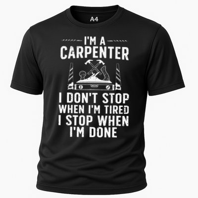 Funny Carpenter Art For Wo Carpenter Tool Carpentry Performance Shirt