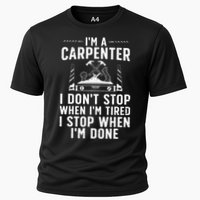 Funny Carpenter Art For Wo Carpenter Tool Carpentry Performance Shirt