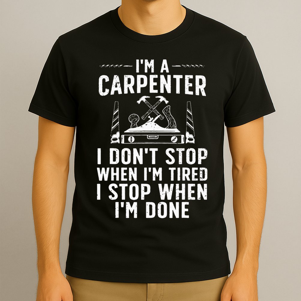 Funny Carpenter Art For Wo Carpenter Tool Carpentry T-Shirt