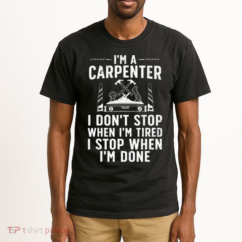Funny Carpenter Art For Wo Carpenter Tool Carpentry Tall T-Shirt
